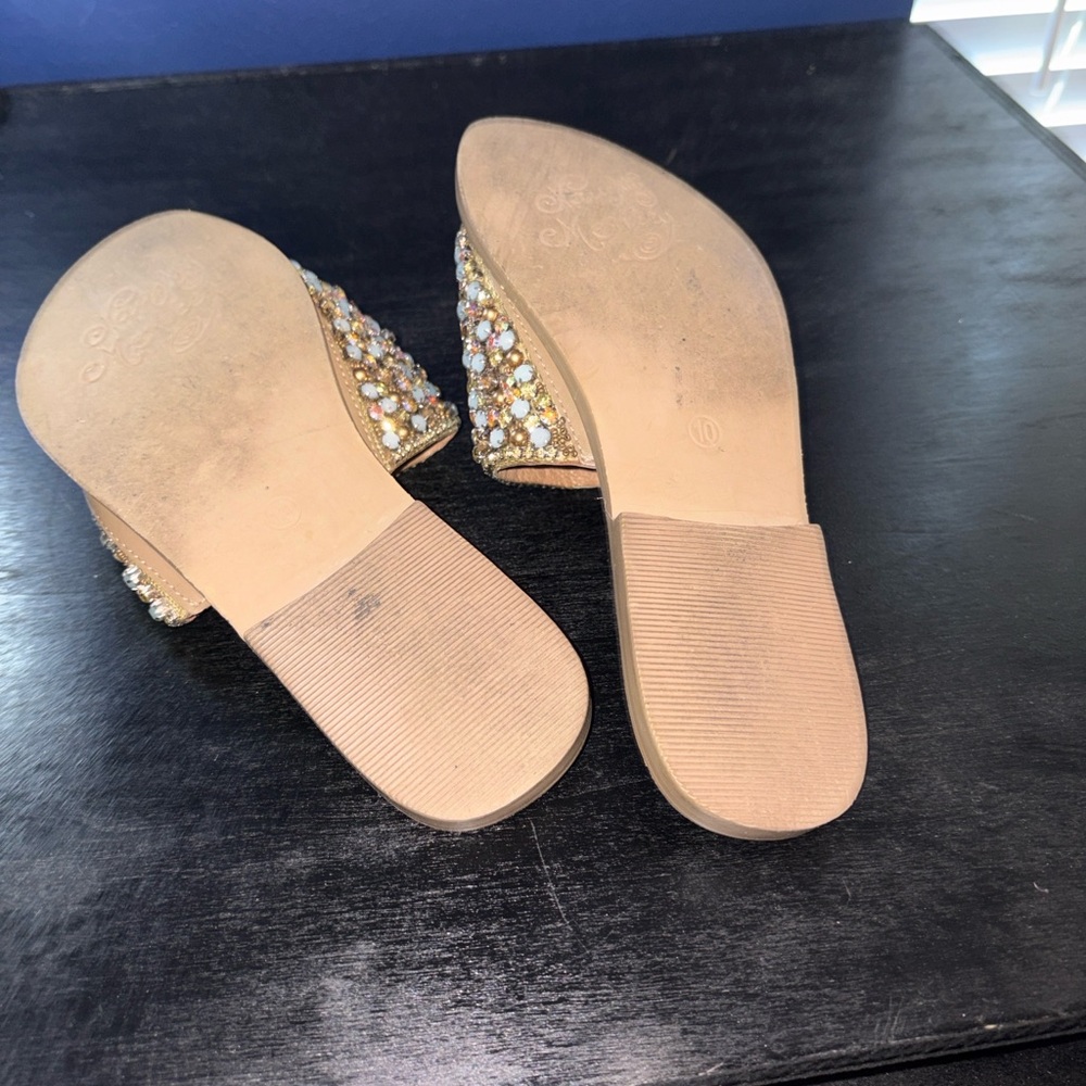 Naughty Monkey Susanna Leather Sandals Sz 10 EUC - Picture 9 of 9